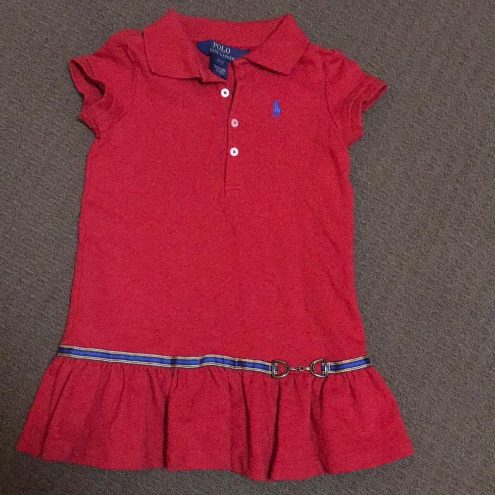 3 T red Ralph Lauren dress